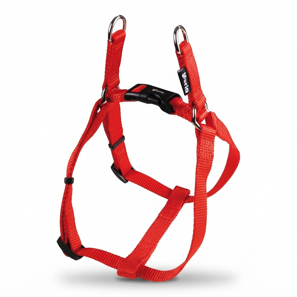 Dog Harness Gloria Smooth Adjustable 35-51 cm Red Size S