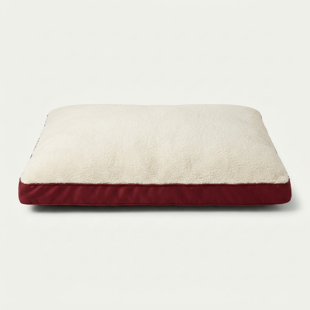 Majestic Pet XL Rectangle Bed Red | Plush Comfort for Big Dogs